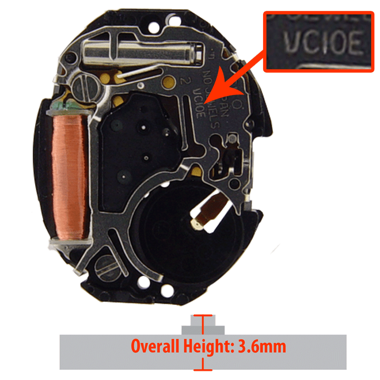 Japanese quartz movement battery shop