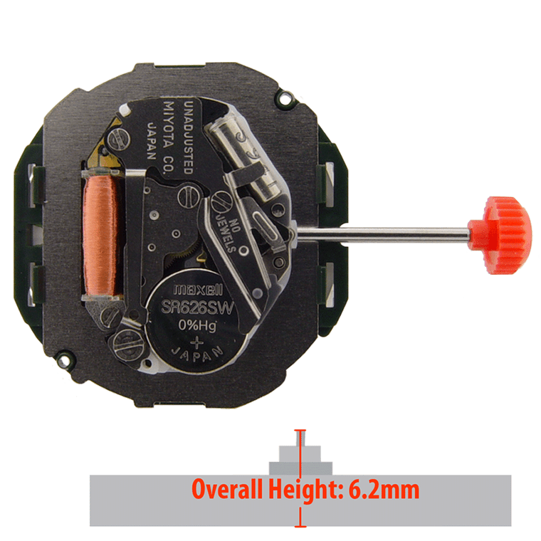 Miyota/Citizen 2117 HCP Quartz Movements