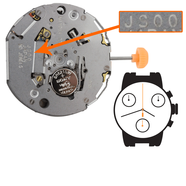 Miyota/Citizen LTD Watch Movement JS00 Quartz Movement