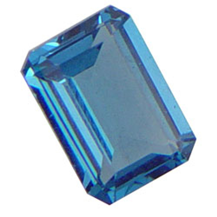 10x8 mm Emerald Cut Synthetic December