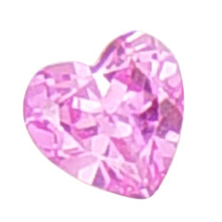 3x3 mm Heart Synthetic October