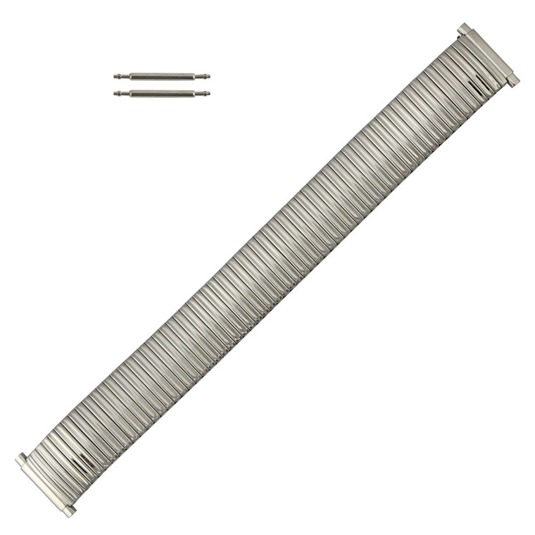 Stainless Steel Metal Watch Band 6 3/4 to 12 Inch Long Length Expandable Ends Fit 16 to 22mm