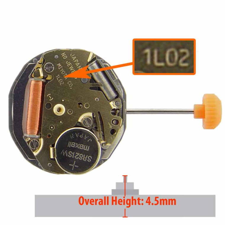 Miyota/Citizen LTD 1L02 quartz watch movement