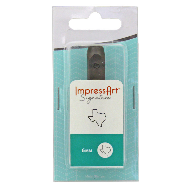 ImpressArt 6mm Texas State Outline Design Stamp