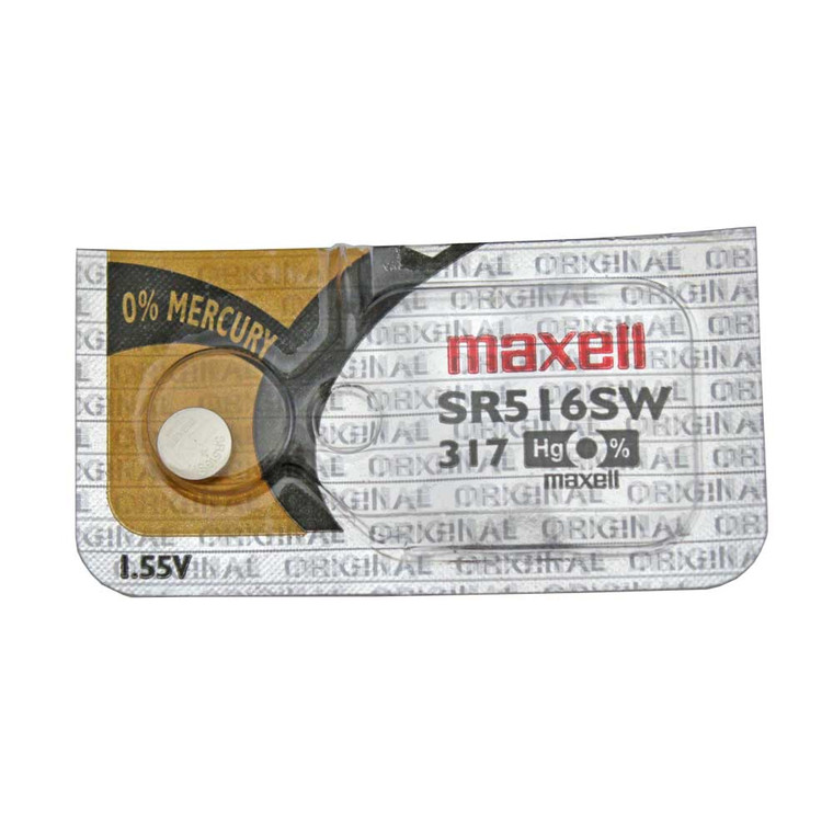 Watch Battery Maxell SR516SW Replacement Cell