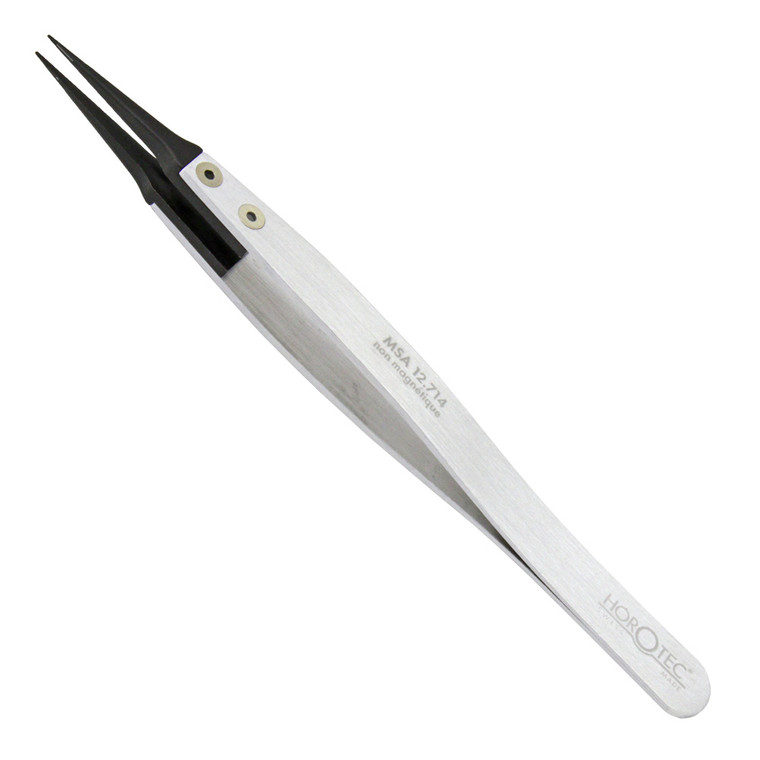 Horotec Aluminum Tweezer with Very Fine Carbon Fiber Tips