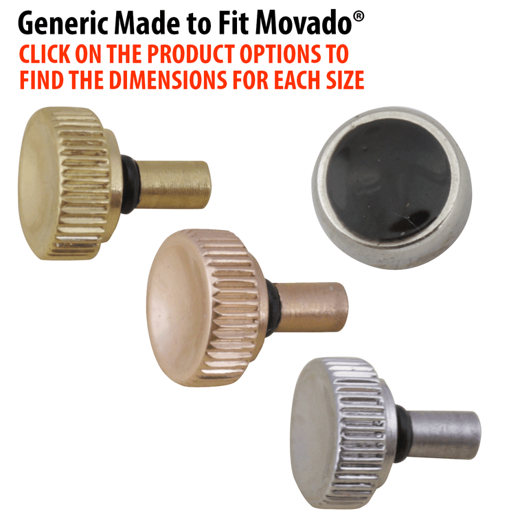 Imitation Made to Fit Movado® Brand Watch Crowns