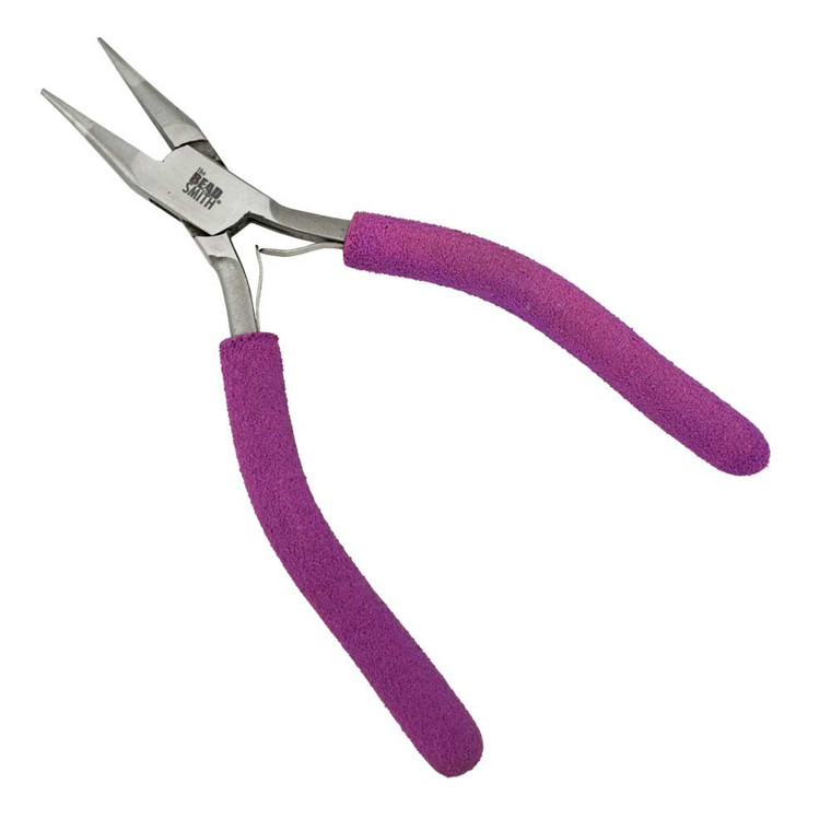 Full Size Chain Nose Pliers with Foam Grip