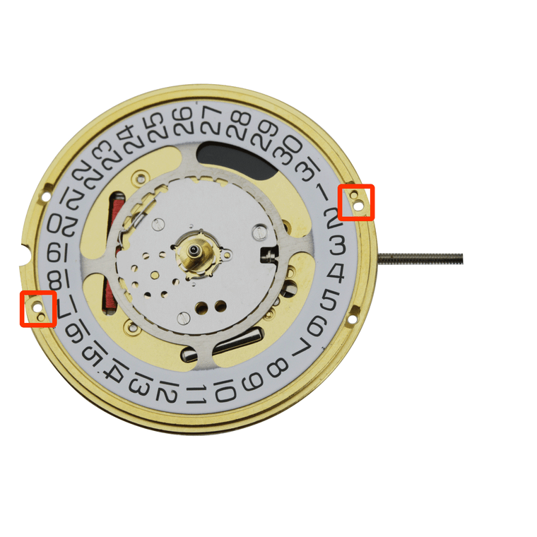 ETA® 3 Hand Quartz Watch Movement F06.111.3/4 Date At 400 Overall Height 4.5mm