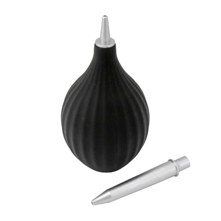 Horofix Black Silicone Dust Blower with Extra Long Nozzle