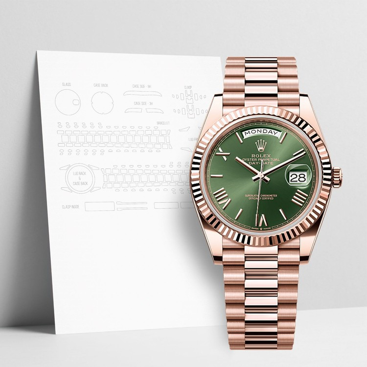 Anti Scratch Watch Shells™ Protective Film for Rolex® Day Date