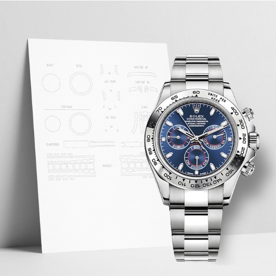 Anti Scratch Watch Shells™ Protective Film for Rolex® Daytona