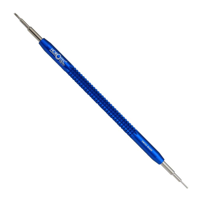 Blue Horotec Spring Bar Tool with Fine Fork Tips
