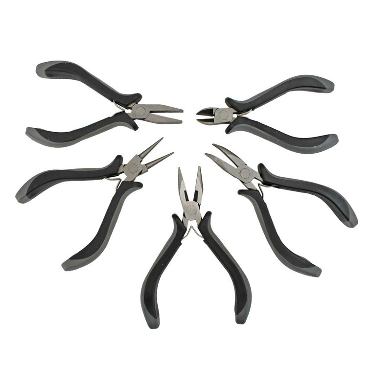 Ergonomic 5 Piece Pliers Set 