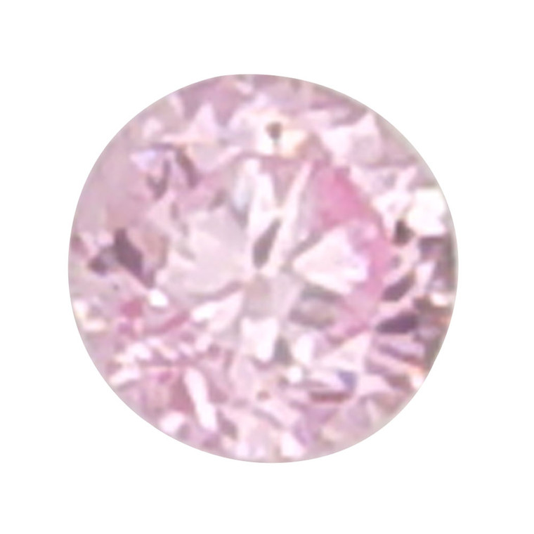 Round Shaped CZ Pink