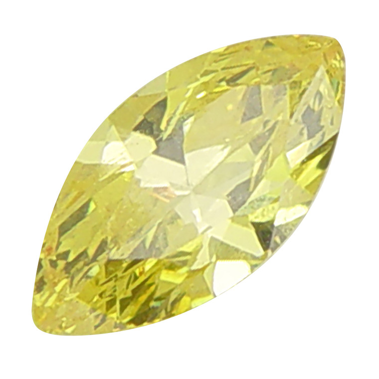 Marquise Shaped CZ Yellow