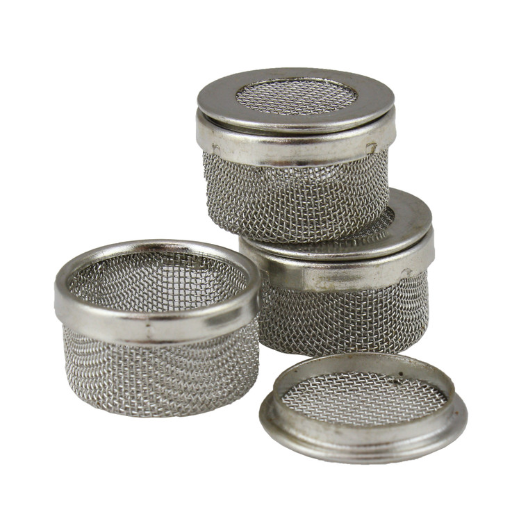 Mini Ultrasonic Cleaning Baskets with Stainless Steel Mesh Set of 3