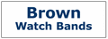 Brown Color Ladies' Leather Watchbands Brown Color Ladies' Leather Watchbands