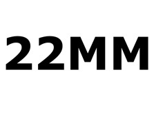 22mm Wide Rubber Watch Bands