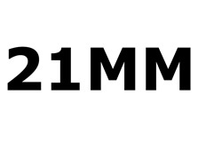 21mm Wide Rubber Watch Bands