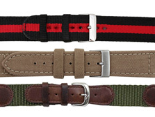 Nylon and Canvas Watch Bands 