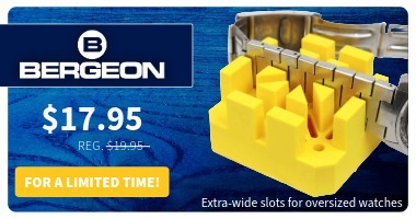Bergeon Watch Tools Watch Band Block for Bracelet Adjustment and Sizing on Sale Now!