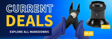 Explore all markdowns in our current deals on watchmakers tools and supplies. 