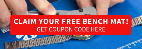 Get Coupon Code Here Free Padded Bench Mat for Watchmaking and Jewelry Making Free With $75+ Order