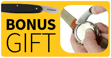 Free Watchmaker's Case Knife with $75 Purchaser Get Coupon Code Here 