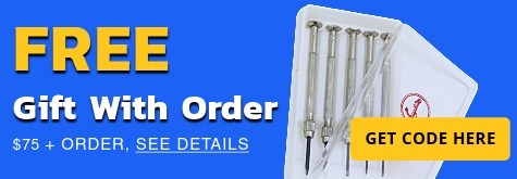 Free Gift 5 Piece Screwdriver Set With Reversible Blades, with $75 Order Get Code Here 