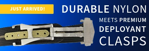 Nylon Watch Straps Nato Watch Bands with Deployant Clasps