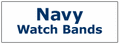 Navy Color Men's Nylon Watchband Navy Color Men's Nylon Watchband