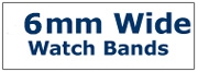 6mm Width Metal Watch Band 