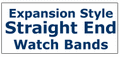 Expansion Style Straight End Men's Metal Watchband Expansion Style Straight End Men's Metal Watchband