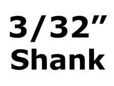 3/32" Shank Drills