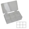 Styrene Storage Box 6 Compartments for Jewelry and Watch Parts