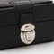 Gem Parcel & Diamond Paper Box Large Black Leather Storage Case