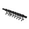 16 Rung Ultrasonic Ring Rack with Movable Hooks