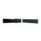 12mm black suede leather replacement watch band