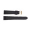 12mm black suede leather replacement watch band