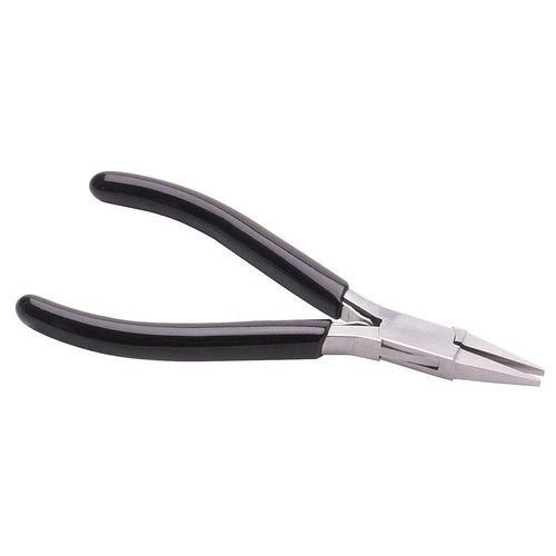 Flat Nose Professional Jewelry Pliers 4-1/2 W / V-Spring Smooth Flat –  A2ZSCILAB