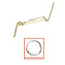 Dozen king yellow gold filled counter-loc ring guards