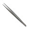 Stainless Steel Economy Satin Finish Tweezers 6 1/4 Inches Medium Serrated Tips