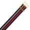 Striped 18mm Nylon Watch Strap 10 1/4 Inch Length