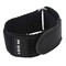 Heavy Black Nylon and Leather 20mm Watch Strap 9 3/4 Inch Length