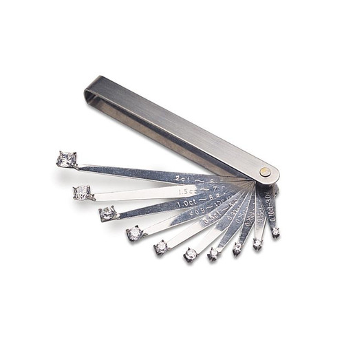 Diamond Seller Size Gauge for Setting Brilliant Cuts