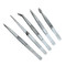 Stainless Steel Tweezers Set General Purpose 5 piece Set in Pouch