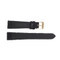 Black Leather Watch Band 14MM Suede