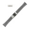 Hadley Roma Metal Watch Band Stainless Steel Oyster Style Link 7 Inch Length With Expandable Ends 16 to 22mm