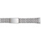 Hadley Roma Jubilee® Style Metal Watch Band With Expandable Ends 16 to 22mm Stainless Steel 7 Inch Length